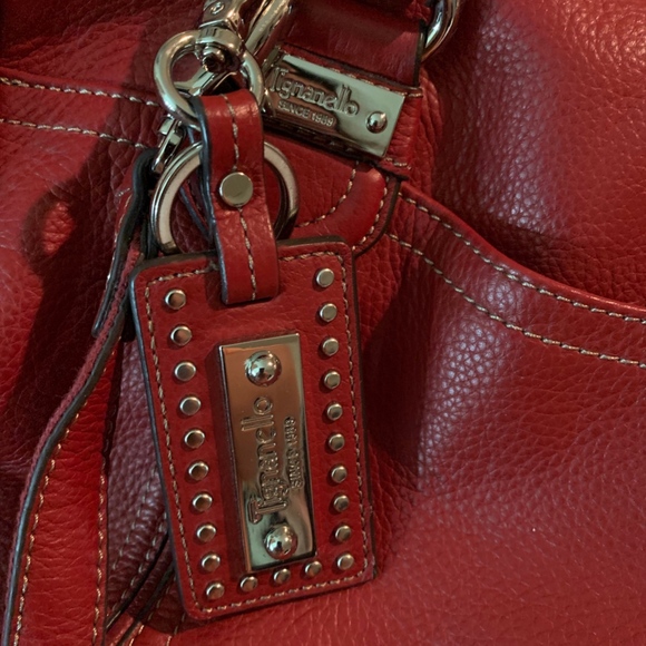 Tignanello Red Leather shoulder bag - Picture 5 of 8